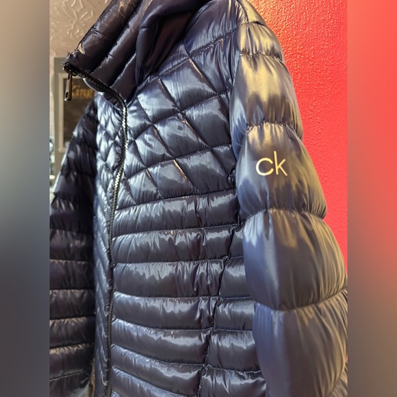 Calvin Klein Midnight Blue Puffer Jacket - NEW!! - Picture 6 of 10